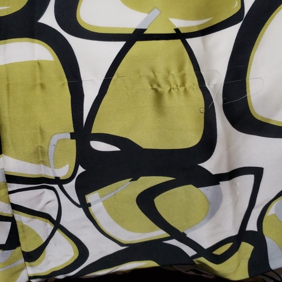 Green, black and gray pattern Prom Dress - Picture 5 of 7